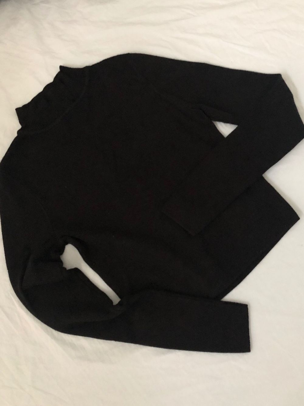 turtle neck cropped sweater